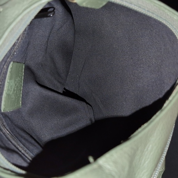 JP Ourse & CIE ,Olive Green Leather Crossbody Bag. - Picture 8 of 16